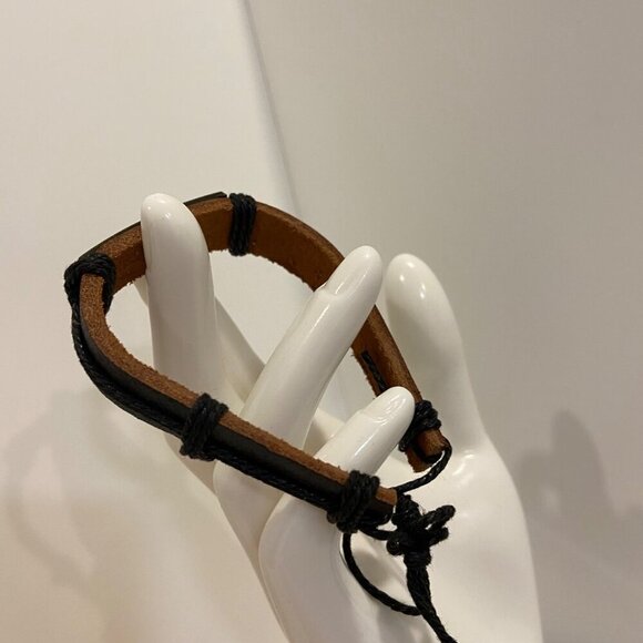 Adjustable Believe Bracelet made of genuine Leather & Metal Plate - Picture 8 of 13